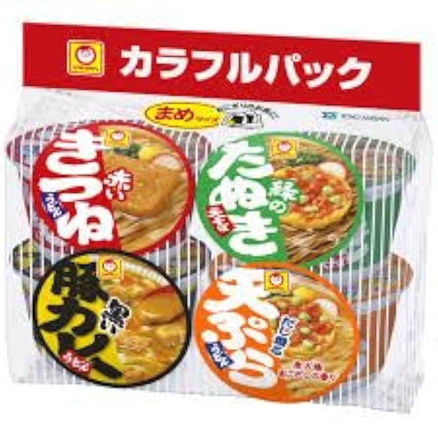 まめちゃん 4枚セット Amazon.co.jp: 東洋水産 マルちゃん まめカラフルパック 4食入り